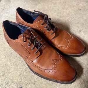 Cole Haan Tan Brogue Oxfords